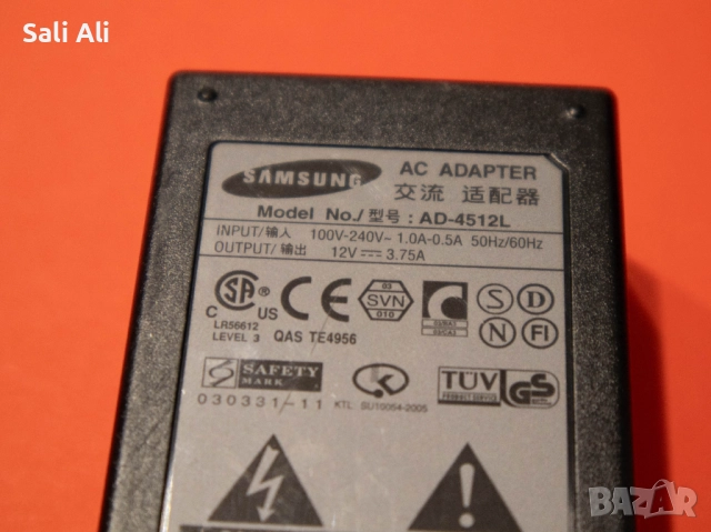 Всякакви адаптери 18V 4A 19V 4.74A 12V 7.5A 24V 1.5A употребявани, снимка 10 - Друга електроника - 52725929