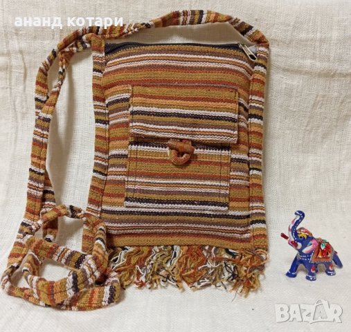 Малки чанти тъкани с ресни- 1 - 9 , снимка 5 - Чанти - 38377671