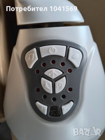 CANGAROO Електрическа люлка - шезлонг CLOUD СИВ, снимка 4 - Детски люлки - 51978213