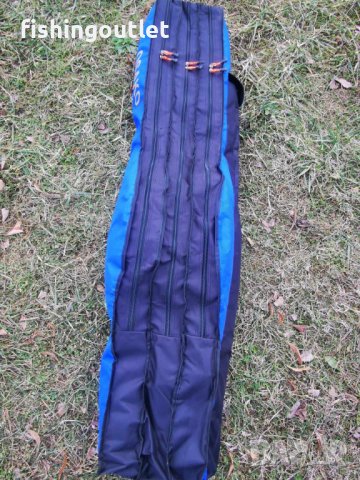 Рибарски шарански троен калъф за до 6 въдици с макари 130 до 160см, снимка 6 - Такъми - 44084865