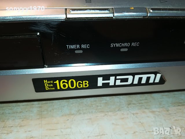 sony hdd/dvd/hdmi recorder 160gb 2805222054, снимка 2 - Плейъри, домашно кино, прожектори - 36905269