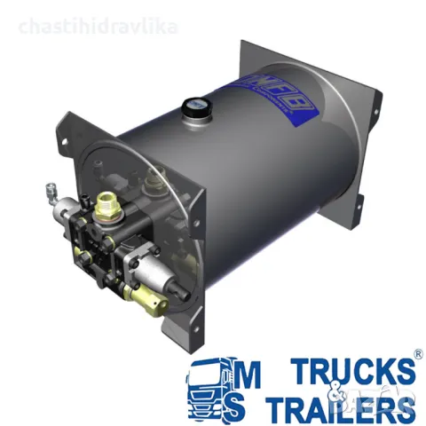 Маслен резервоар 15л с пневматичен разпределител OMFB 14609301518