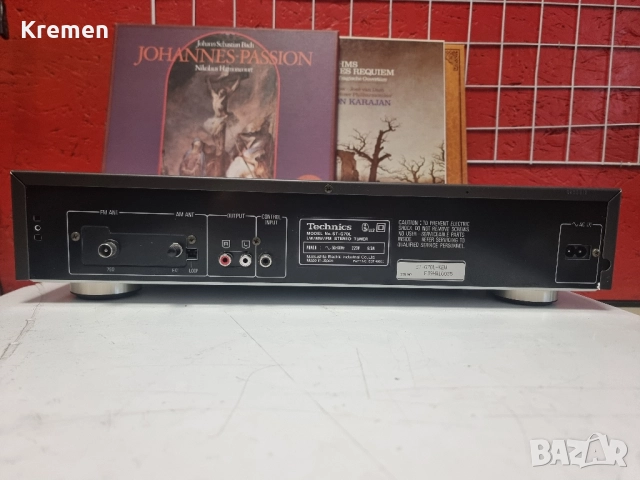 Тунер TECHNICS ST-G70L, снимка 4 - Ресийвъри, усилватели, смесителни пултове - 52348442