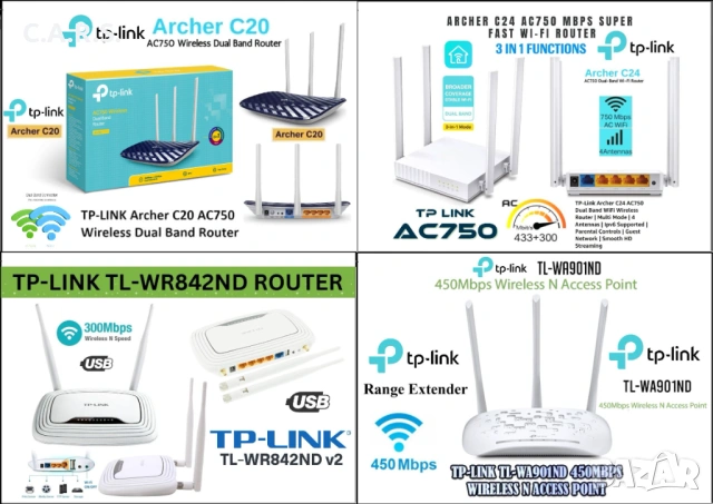 Wi-Fi Рутери TP-Link 