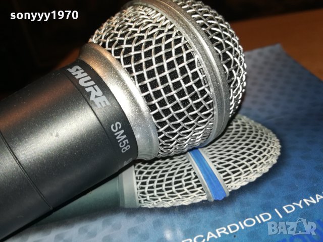 SHURE SM58 MICROPHONE FROM GERMANY 1001221724, снимка 7 - Микрофони - 35392754