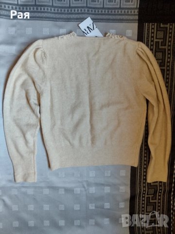 Елегантна блуза Zara, снимка 2 - Блузи с дълъг ръкав и пуловери - 50739013