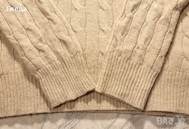 POLO Ralph Lauren вълна и кашмир пуловер M, снимка 3 - Блузи с дълъг ръкав и пуловери - 52777424