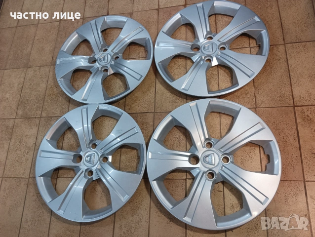 Дачия оригинални тасове 15цола нов модел, снимка 6 - Аксесоари и консумативи - 53365462