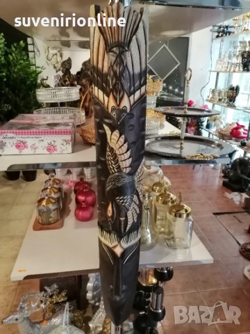 Дървена маска за стена , снимка 7 - Пана - 39767854