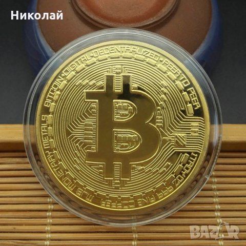 Монета Биткойн , Bitcoin, предпазна капсула , защитна кутия, снимка 3 - Нумизматика и бонистика - 28020686