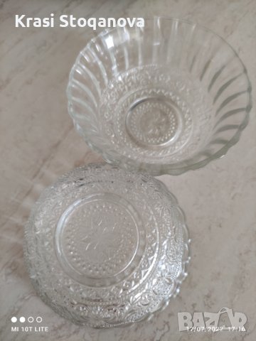 Кристални Купи за Ядки 6 броя Внос / Македония , снимка 13 - Чинии - 37417138