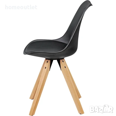 РАЗПРОДАЖБА Трапезни столове с крака от масивна дървесина, к-т от 4бр R017-LEISURE MASTER LQ-YB-4HEI, снимка 3 - Столове - 50680815