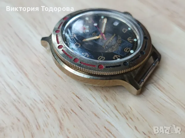 часовник Восток Амфибия автомат, снимка 6 - Антикварни и старинни предмети - 48542193