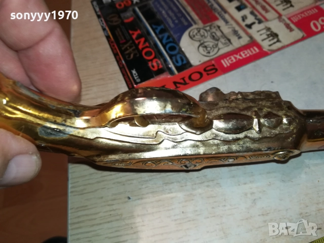 ПИЩОВ ЗАПАЛКА-МАСИВЕН/АНТИКА 2408251150, снимка 14 - Антикварни и старинни предмети - 51471371