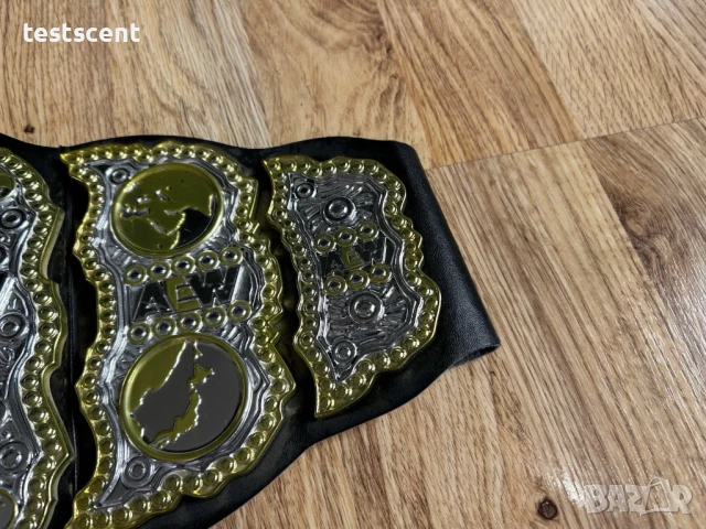 Шампионски пояс AEW World Championship Belt Wrestling Toy Jazwares Kids Replica belt колан, снимка 6 - Други - 51208768