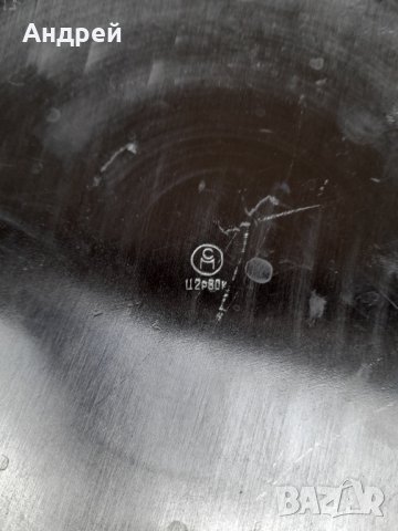 Стар алуминиев тиган #15, снимка 5 - Антикварни и старинни предмети - 39376444