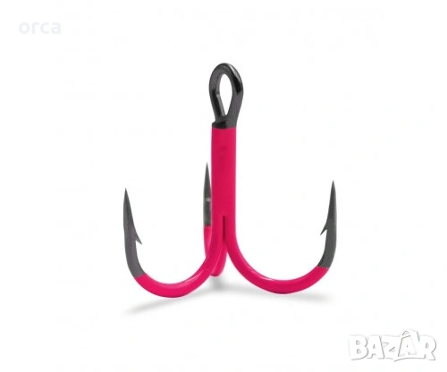 Куки тройка VMC 4551 UV Assorted за хищен риболов и примамки, снимка 2 - Такъми - 53223234