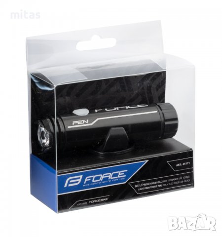 Предна LED светлина за велосипед фар PEN 200LM USB, черна, снимка 3 - Аксесоари за велосипеди - 38818949