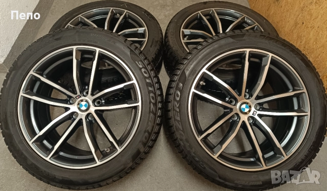 Оригинални джанти с гуми зимни 18 цола за Bmw G30 G31 дот 2021г
