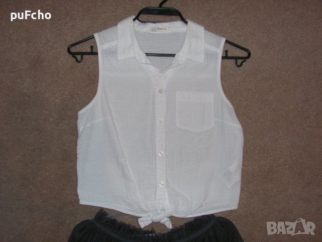 Лот пола Mango и риза H&M за 12 г., снимка 3 - Детски комплекти - 39465600