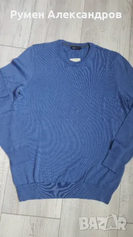 Чисто нов син мъжки пуловер LC WAIKIKI BASIC размер L , снимка 6 - Пуловери - 50422691