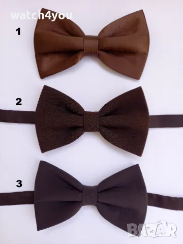 КАФЯВА ПАПИОНКА.БУТИКОВИ КАФЯВИ ПАПИОНКИ.СВЕТЛО/ТЪМНО КАФЯВО ИЗРАБОТКА В ЦВЯТ ПО ЖЕЛАНИЕ, снимка 3 - Други - 25170498