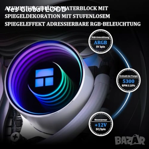 Thermalright Frozen Notte 360 White ARGB AIO охлаждане, снимка 4 - Други - 53112199