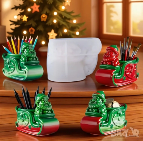 Молд дядо Коледа с шейна 