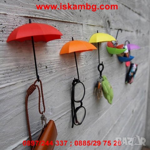 лепящи закачалки - цветни чадърчета - код 1956, снимка 14 - Други стоки за дома - 26902920