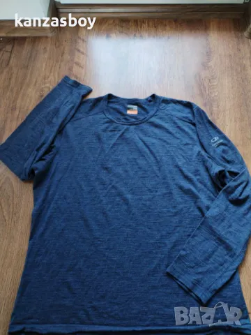 icebreaker 200 merino base layer mens - мъжка мерино блуза ХЛ, снимка 4 - Блузи - 49520970