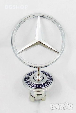 Емблема звезда за Mercedes Benz Silver Logo, снимка 3 - Аксесоари и консумативи - 28019311