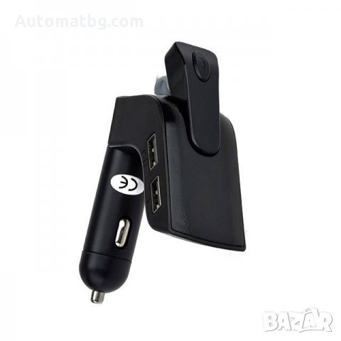 FM Трансмитер Automat, Bluetooth V9 с отделна слушалка за ухото, снимка 4 - Аксесоари и консумативи - 27218101