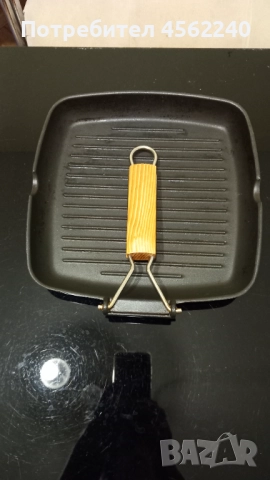 Оребрен сгъваем тиган, снимка 2 - Съдове за готвене - 52115270