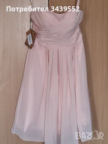 Дамска шифонена рокля, снимка 2 - Рокли - 49522879