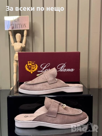 Loro Piana Дамски Затворени Чехли Лоро Пиана - Налични Различни Цветове Код E679, снимка 7 - Чехли - 51112246