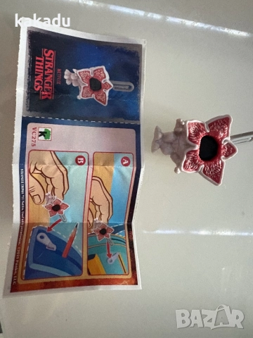 Фигурката Demogorgone кламер от Киндер Stranger things, снимка 2 - Колекции - 52382694