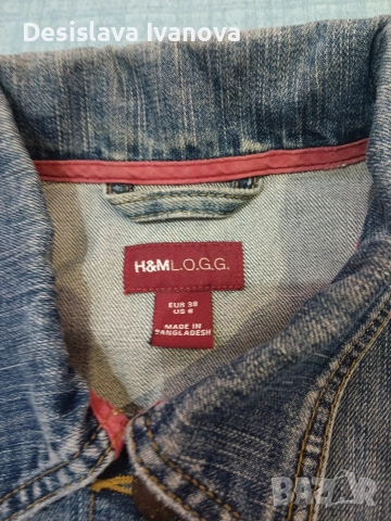 Продавам дамско дънково яке , снимка 4 - Якета - 52903891