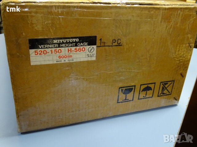високомер Mitutoyo 520-150 Vernier Heicht Gage 600 mm, снимка 10 - Резервни части за машини - 35321724
