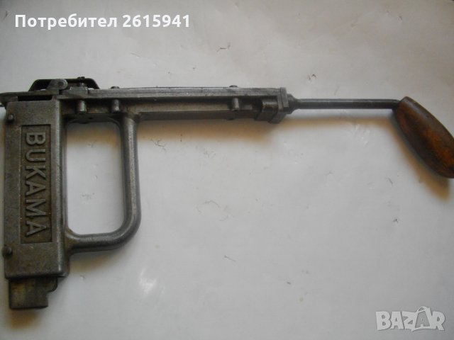 BUKABA-Голям Ръчен Такер-Немски-45 см Дължина-25 мм Скоби-Пирони