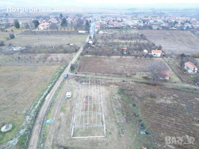 420 кв хале с 8 дка земя, снимка 2 - Земеделска земя - 53386882