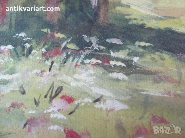 30-те Оригинална Авторска Картина акварел, снимка 6 - Картини - 26835262