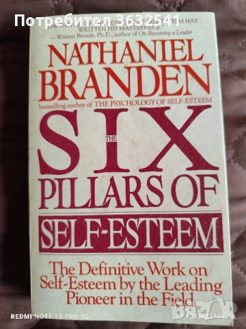 Продавам книга, SIX pillars of self esteem