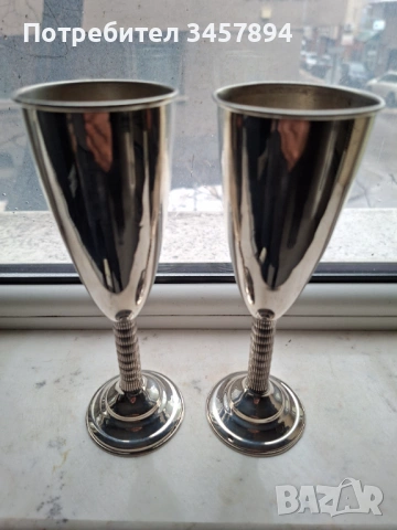 Красиви сребърни чаши 925пр