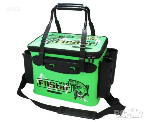 Водоустойчива чанта със стойки за въдици - FilStar EVA ProDry TROUT 30, снимка 1 - Такъми - 39864434