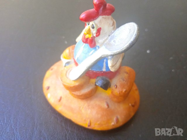 Статуетка / Керамична фигура Петел / Кокошка Кулинар, снимка 3 - Колекции - 43039400