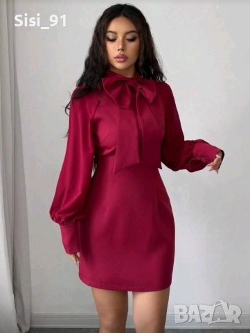 Нова рокля с панделка , снимка 4 - Рокли - 52830557