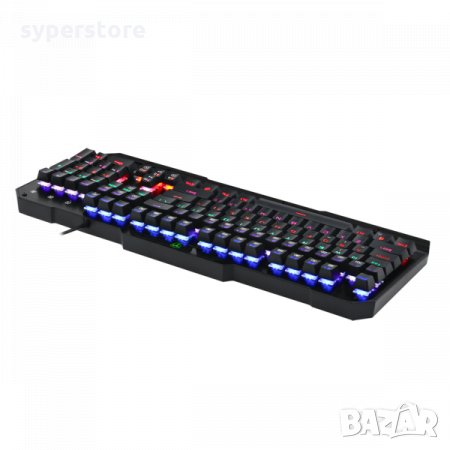 Клавиатура Геймърска USB T-DAGGER Battleship T-TGK301 Механична с RGB подсветка Gaming Keyboard, снимка 4 - Клавиатури и мишки - 33471523