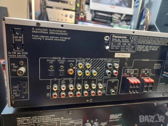 Усилвател Panasonic SA-HE70 A/V Receiver with Dolby Digital, снимка 6 - Ресийвъри, усилватели, смесителни пултове - 52479705