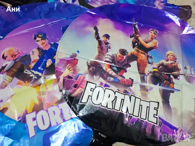 Тематична парти украса Fortnite сет за рожден ден 10 деца, снимка 3 - Други - 49010326