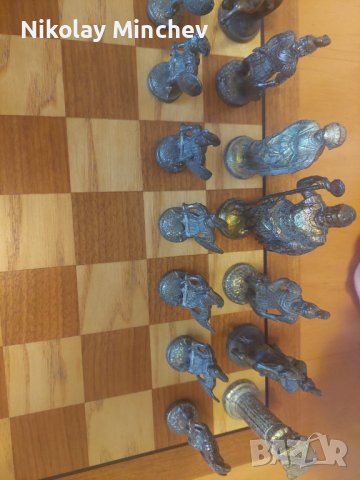 Шах с метални фигури , снимка 9 - Шах и табла - 43059851